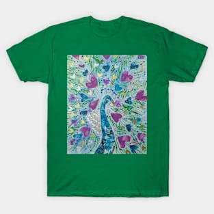 Peacock of Love T-Shirt